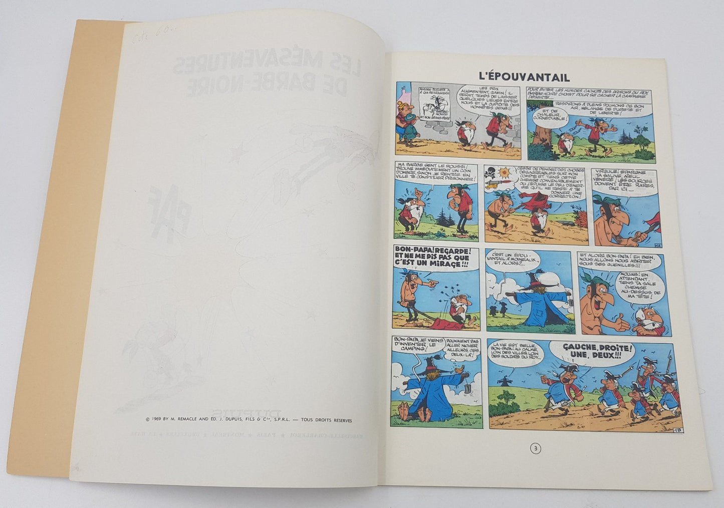 Le Vieux Nick 13 – Les Mésaventures de Barbe-Noire – EO 1969 – Remacle – Dupuis